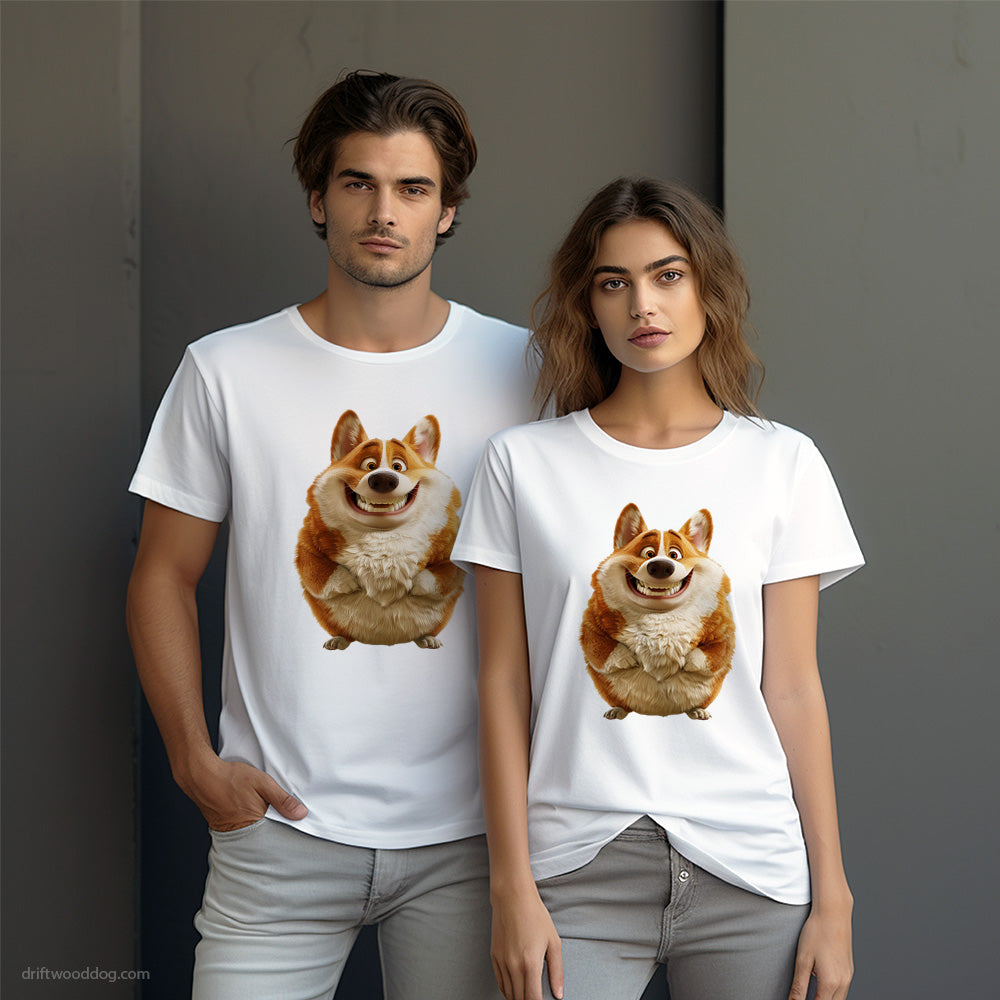 Funny Corgi Being Fat T-Shirt – Dog-Themed Gifts for Dog Lovers