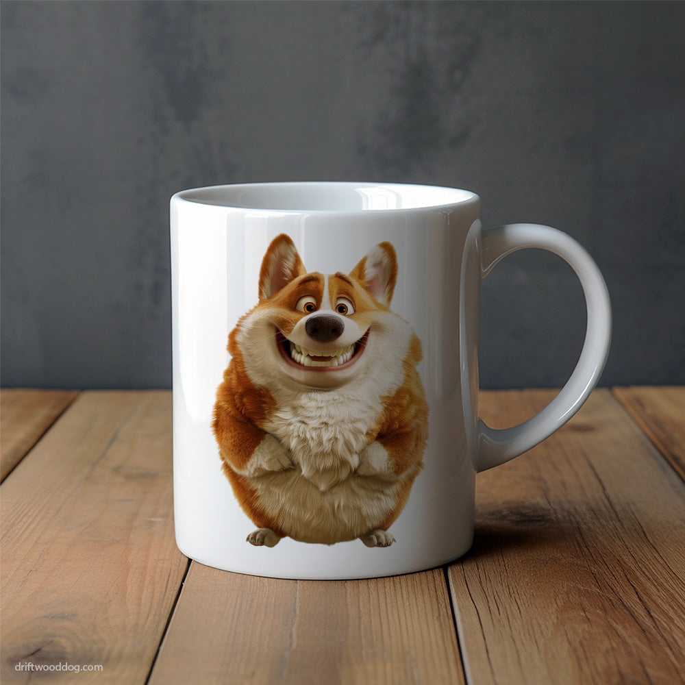 Funny Corgi Being Fat Mug – Unique Dog Cups | Dog-Themed Mugs