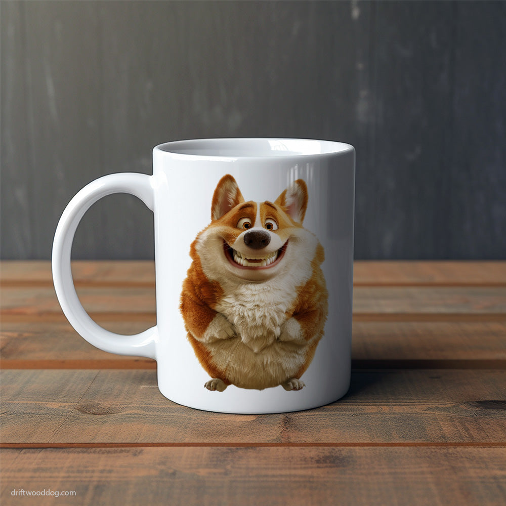 Funny Corgi Being Fat Mug – Cute Dog-Themed Mugs | Perfect Gifts for Dog Lovers