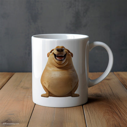 Funny Labrador Retriever Being Fat Mug – Unique Dog Cups | Dog-Themed Mugs