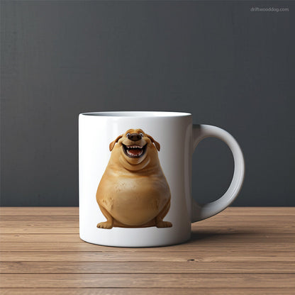 Funny Labrador Retriever Being Fat Mug – Custom Dog Mugs | Personalized Pet Mugs