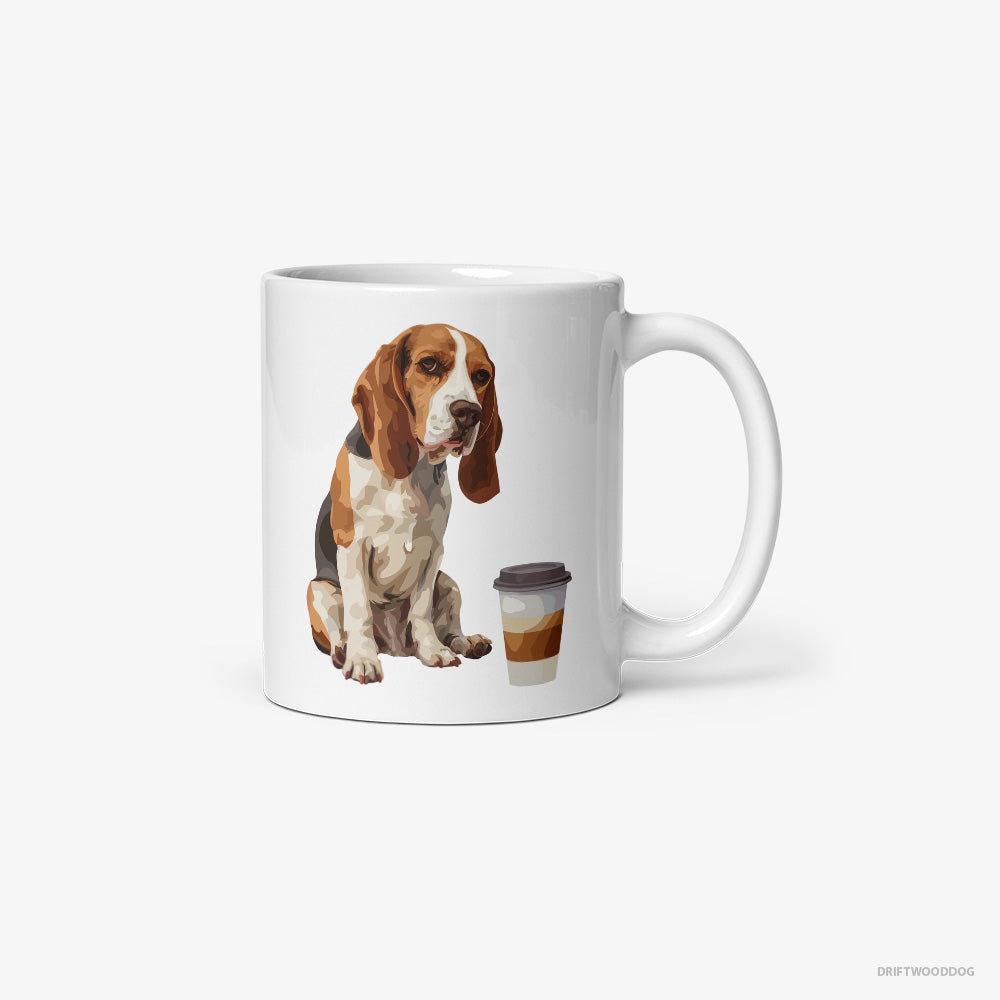 Beagle Having a Coffee Break Classic Mug