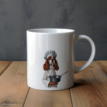 Cavalier King Charles Spaniel Ready for Cooking Mug – Unique Dog Cups | Dog-Themed Mugs