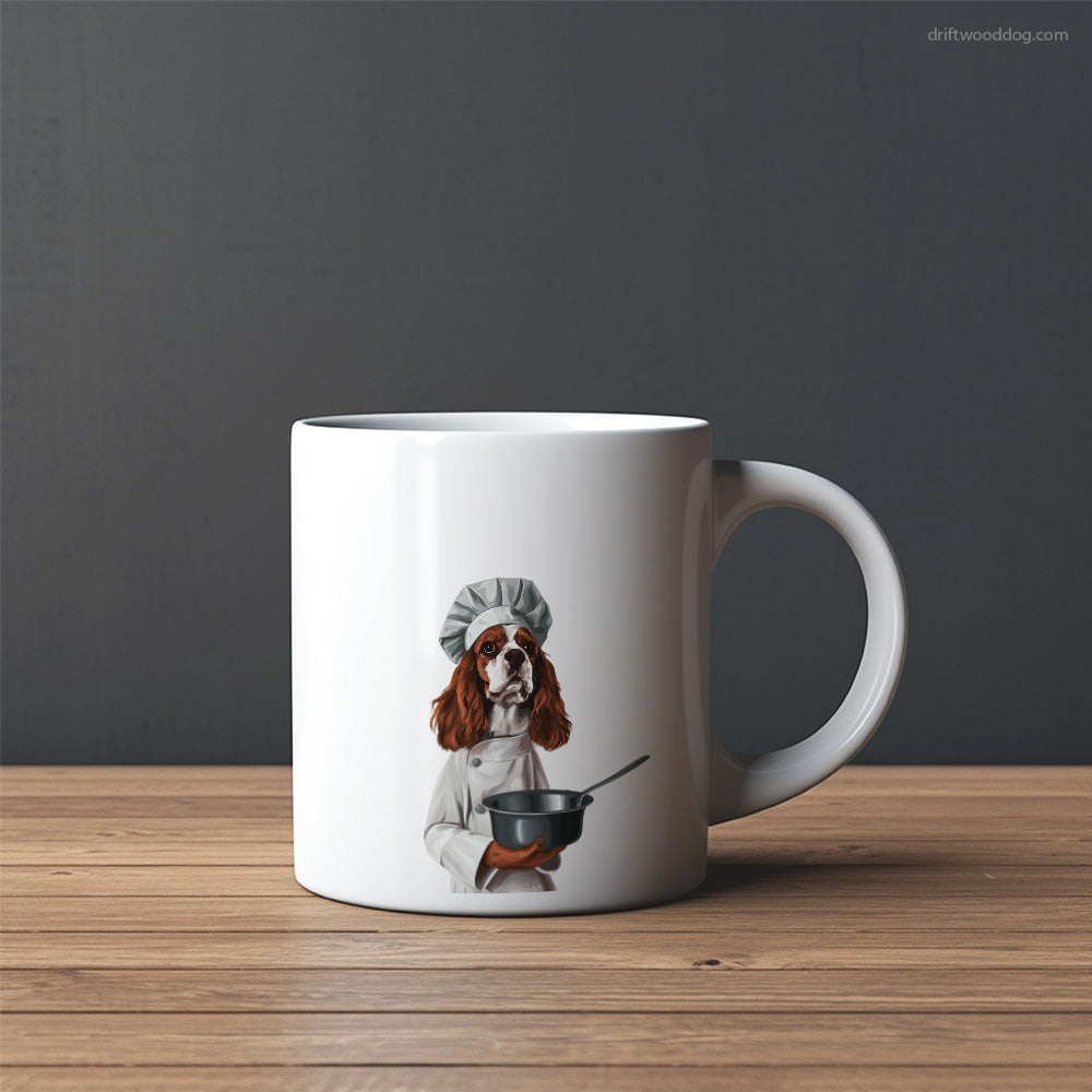 Cavalier King Charles Spaniel Ready for Cooking Mug – Custom Dog Mugs | Personalized Pet Mugs