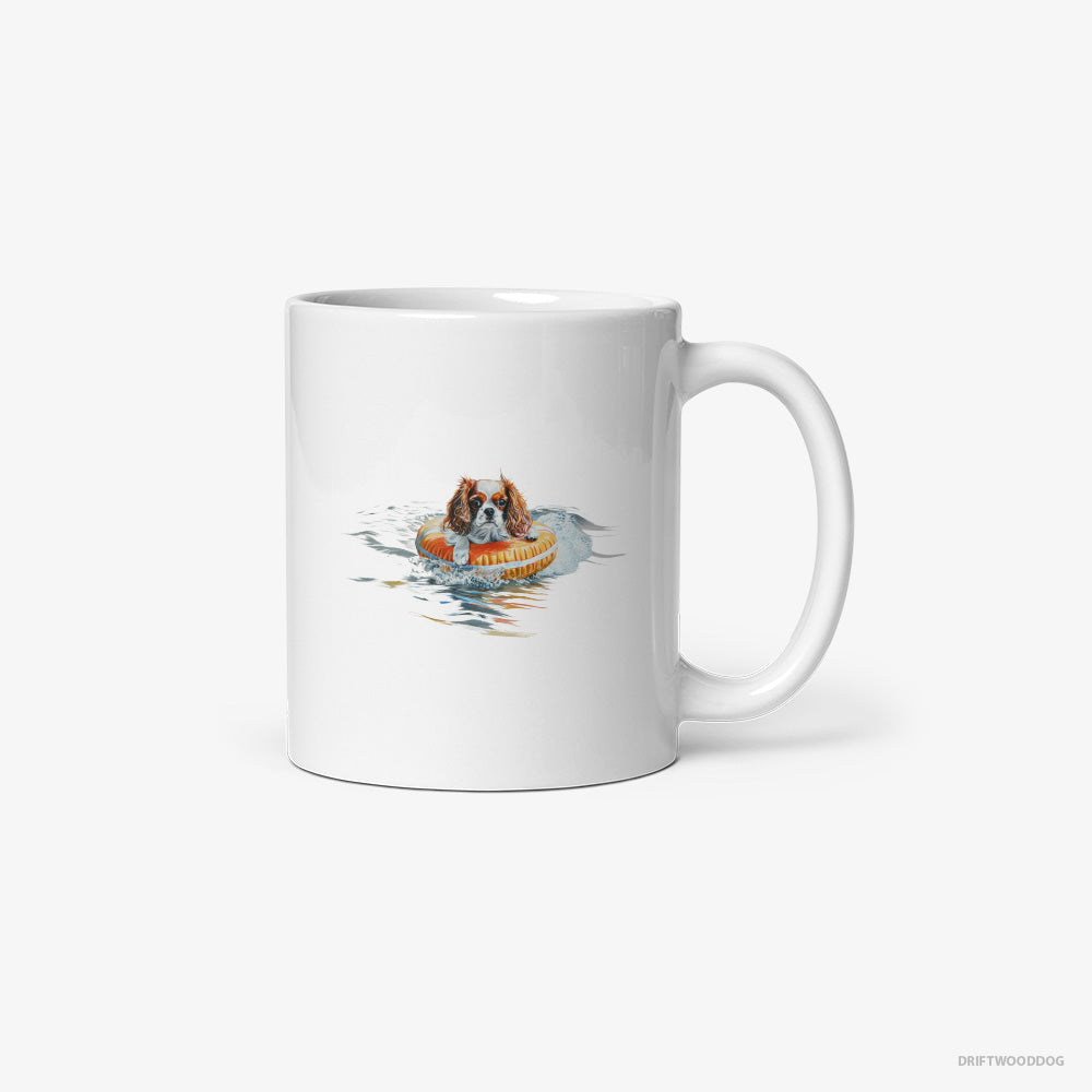 Cavalier King Charles Spaniel Floating at Sea Classic Mug