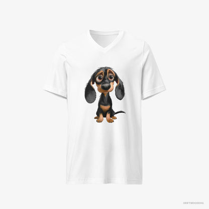 Dachshund Being Sad White T-Shirt