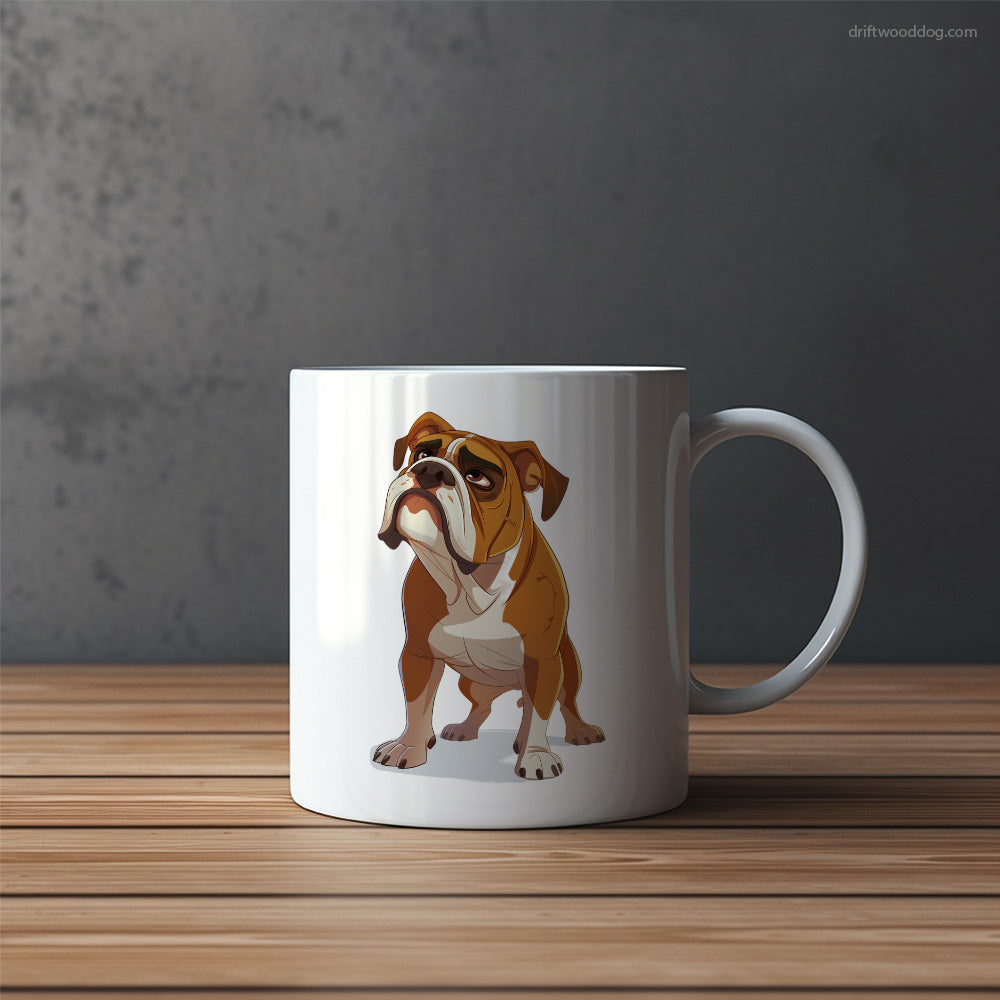 Bulldog Being Upset Mug – Funny Dog Coffee Mugs | Quirky Canine Drinkware