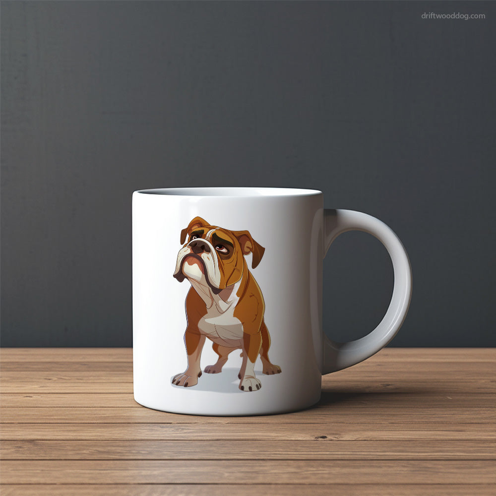 Bulldog Being Upset Mug – Custom Dog Mugs | Personalized Pet Mugs