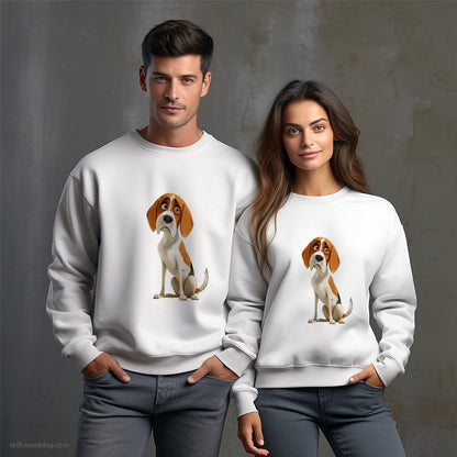 Beagle Being Sad Sweatshirt – Unisex Sweatshirt for Dog Owners