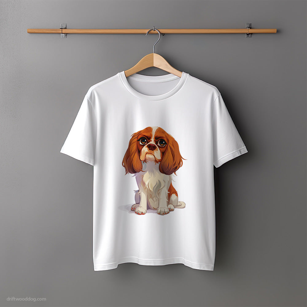 Cavalier King Charles Spaniel Being Upset T-Shirt – Unisex Tee for Dog Lovers