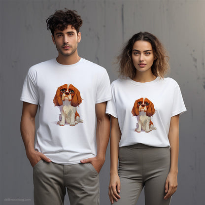 Cavalier King Charles Spaniel Being Upset T-Shirt – Unisex T-Shirt for Dog Lovers 