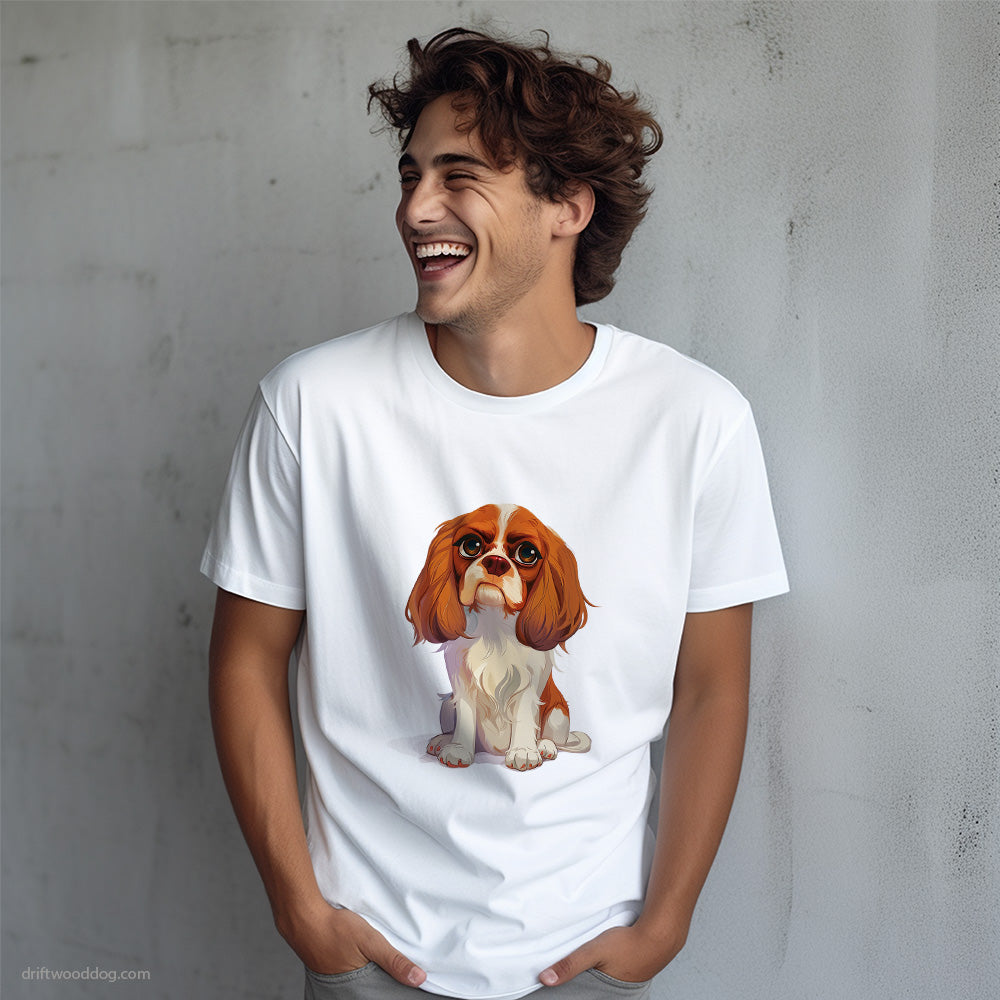 Cavalier King Charles Spaniel Being Upset T-Shirt – Dog T-Shirt for Men