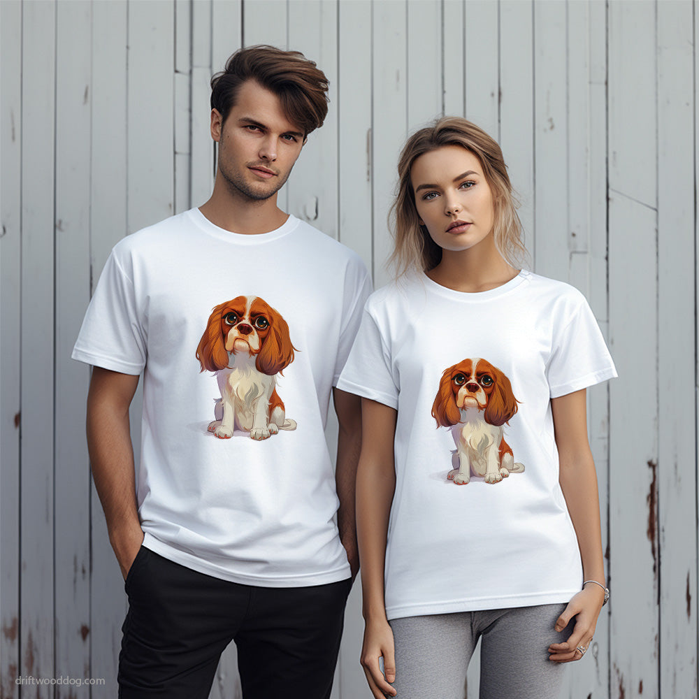 Cavalier King Charles Spaniel Being Upset T-Shirt – Unique Dog T-Shirts for Pet Lovers