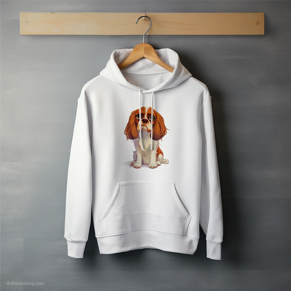 Cavalier King Charles Spaniel Being Upset Hoodie – Unisex Hoodie for Dog Lovers