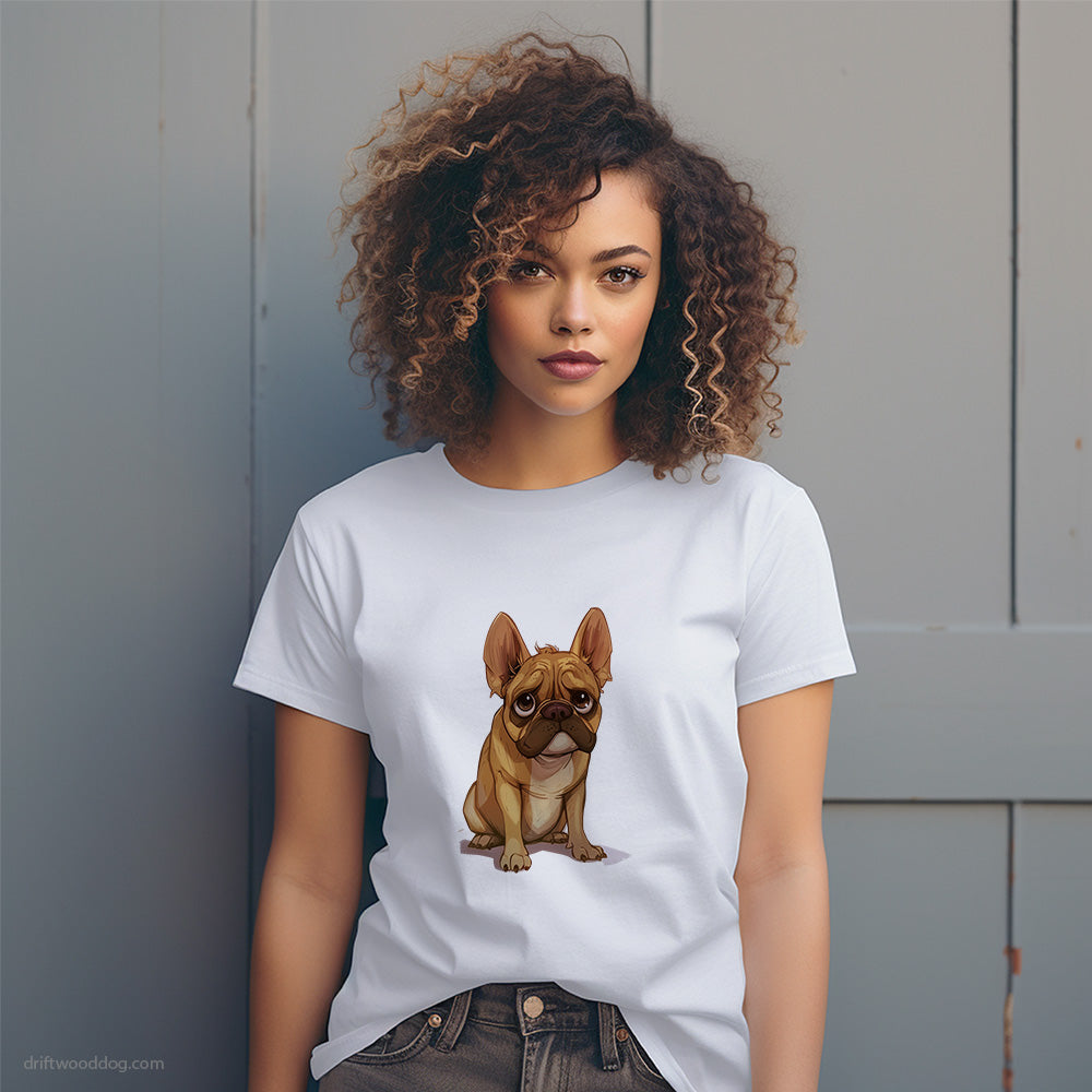 French Bulldog Being Upset T-Shirt – Dog T-Shirt for Women