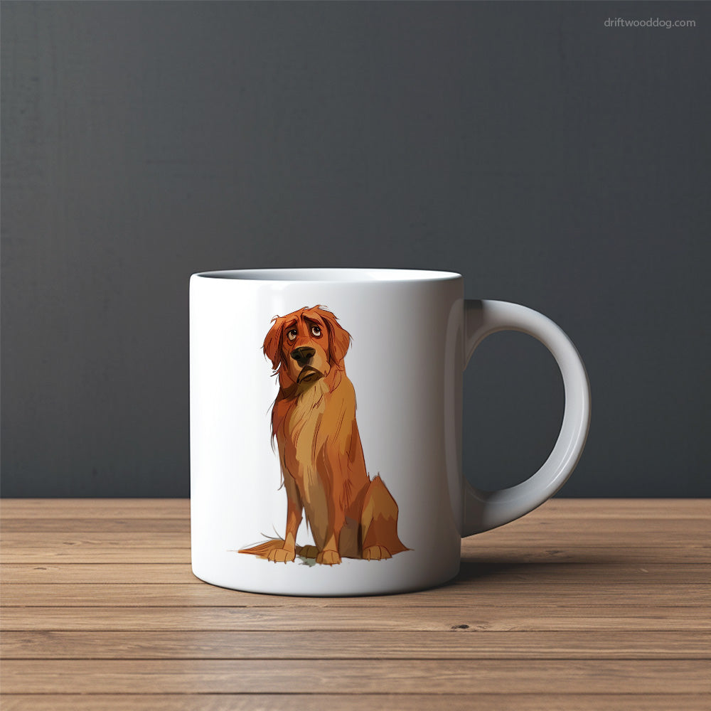 Golden Retriever Being Upset Mug – Custom Dog Mugs | Personalized Pet Mugs