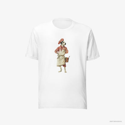 Dalmatian Ready for Cooking White T-Shirt