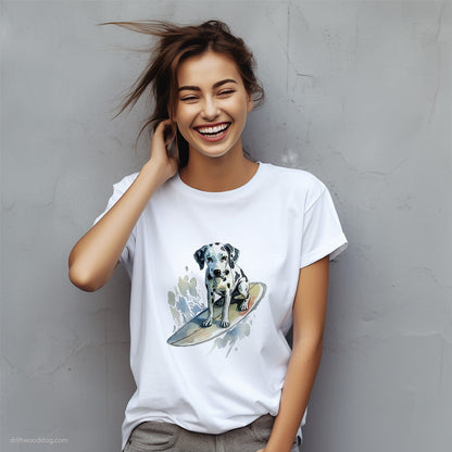 Dalmatian Surfing T-Shirt – Custom Dog T-Shirts for Women