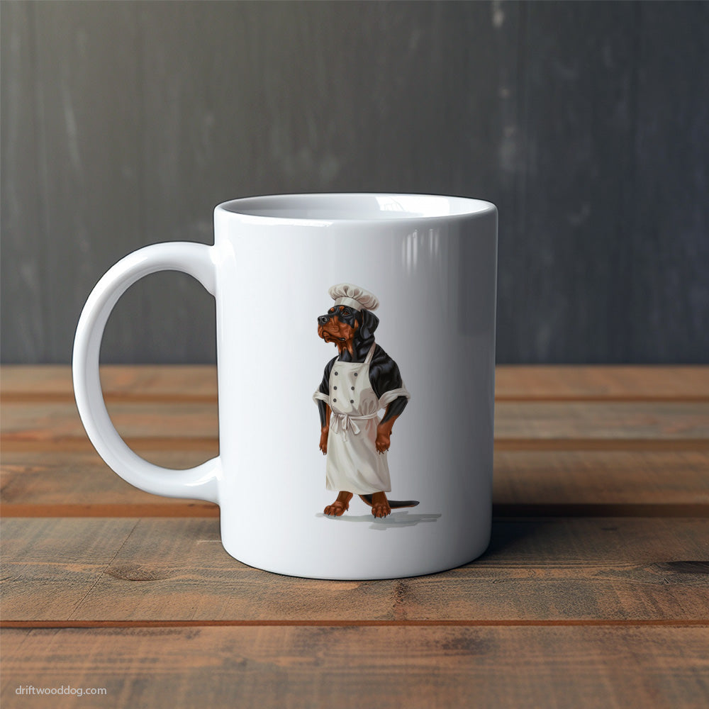 Dobermann Ready for Some Cooking Mug – Cute Dog-Themed Mugs | Perfect Gifts for Dog Lovers