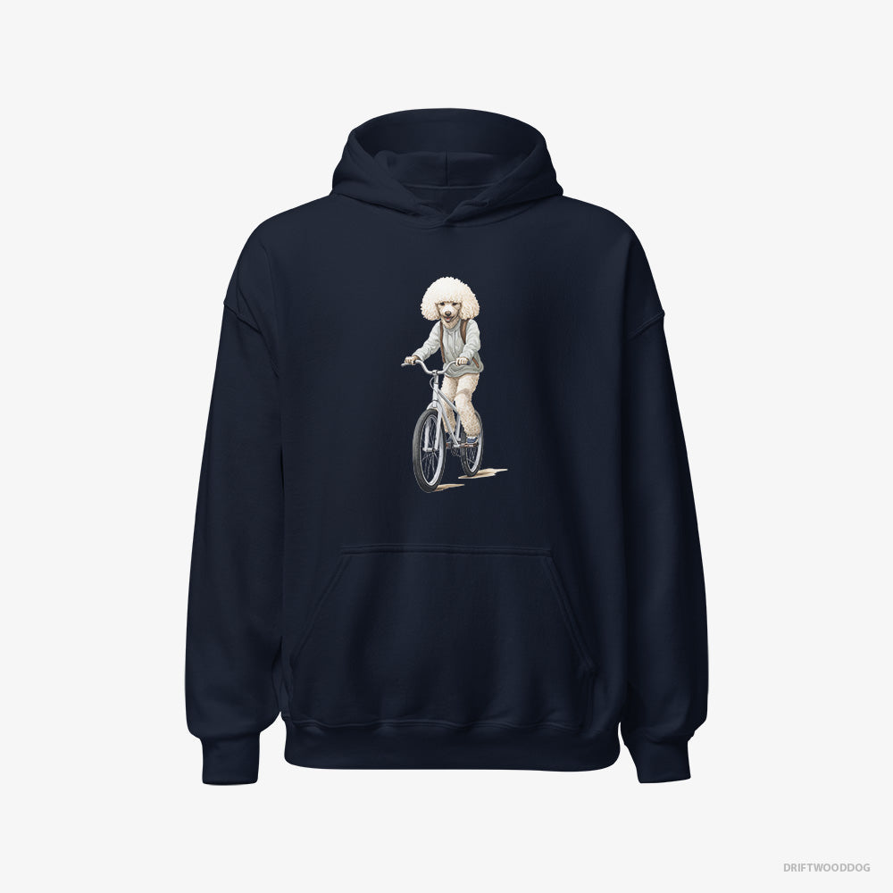 Poodle Riding a Bicycle Classic Hoodie