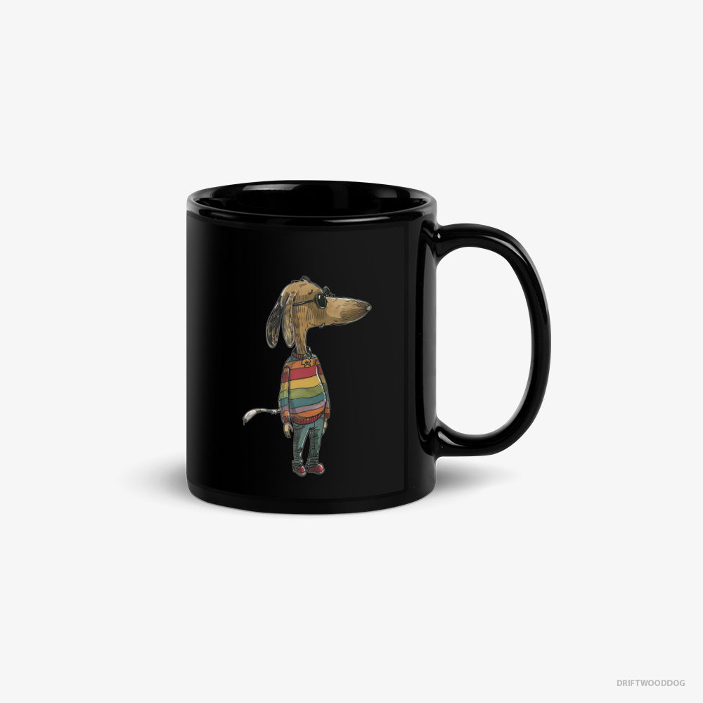 Beagle Ready for Pride – Mug Black – Classic