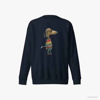 Beagle Ready for Pride Navy Sweatshirt