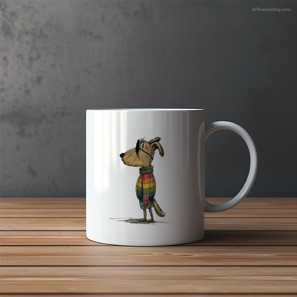 Beagle All Set for Pride Mug – Funny Dog Coffee Mugs | Quirky Canine Drinkware