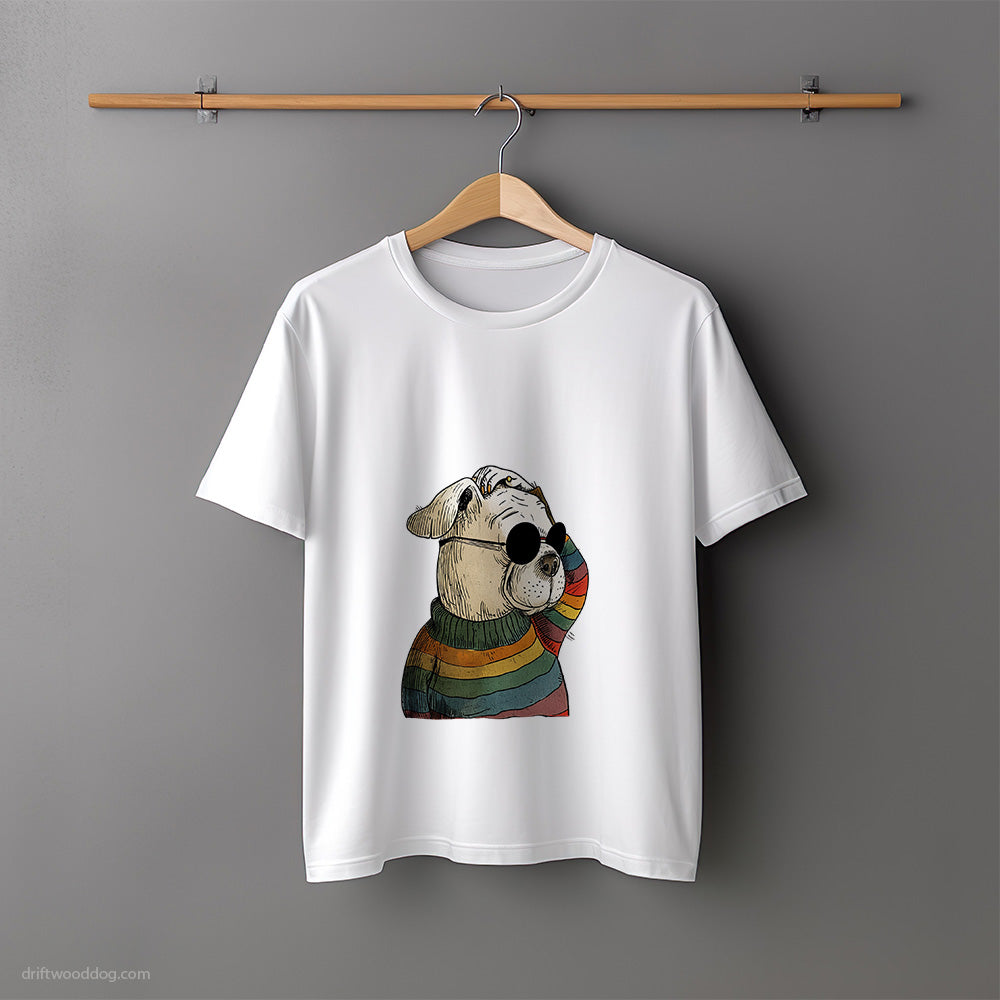 Bulldog Eager for Pride T-Shirt – Unisex Tee for Dog Lovers