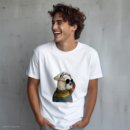 Bulldog Eager for Pride T-Shirt – Dog T-Shirt for Men