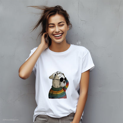 Bulldog Eager for Pride T-Shirt – Custom Dog T-Shirts for Women