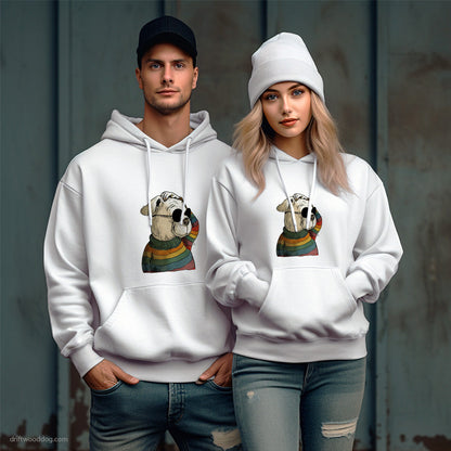 Bulldog Eager for Pride Hoodie – Unique Dog Hoodies for Pet Lovers Gift