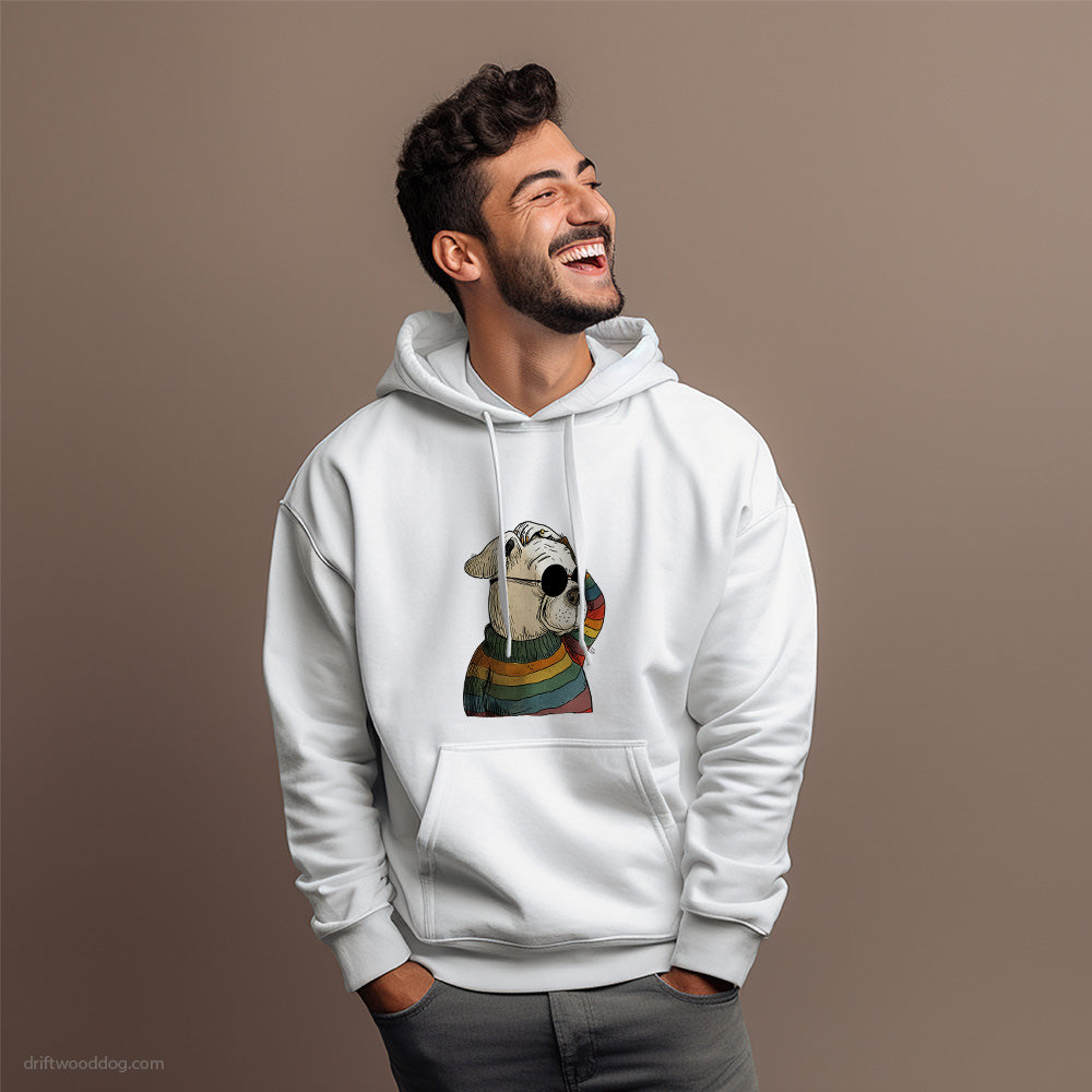 Bulldog Eager for Pride Hoodie – Dog Hoodies for Men