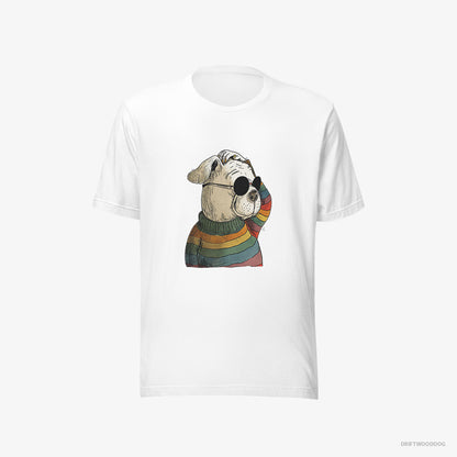 Bulldog Eager for Pride White T-Shirt