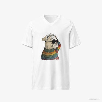 Bulldog Eager for Pride White T-Shirt