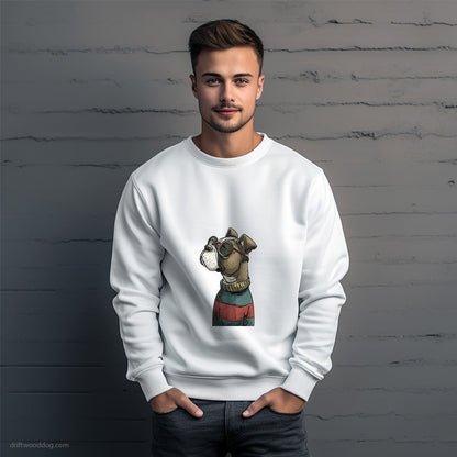 Bulldog Set for Pride Sweatshirt – Unique Dog Sweatshirt for Men