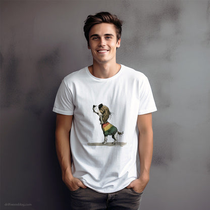 Cavalier King Charles Spaniel Set for Pride T-Shirt – Dog Graphic Tee for Men