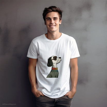 Cavalier King Charles Spaniel Ready for Pride T-Shirt – Dog Graphic Tee for Men