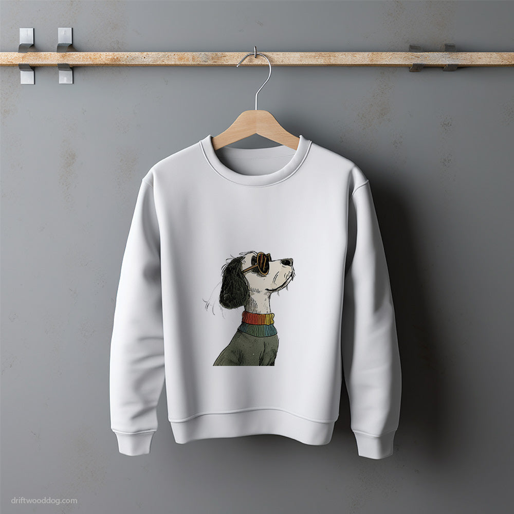 Cavalier King Charles Spaniel Ready for Pride Sweatshirt – Unisex Sweatshirt for Dog Lovers