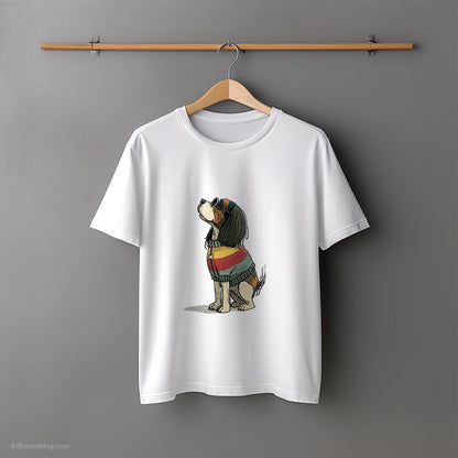 Cavalier King Charles Spaniel Excited for Pride T-Shirt – Unisex Tee for Dog Lovers