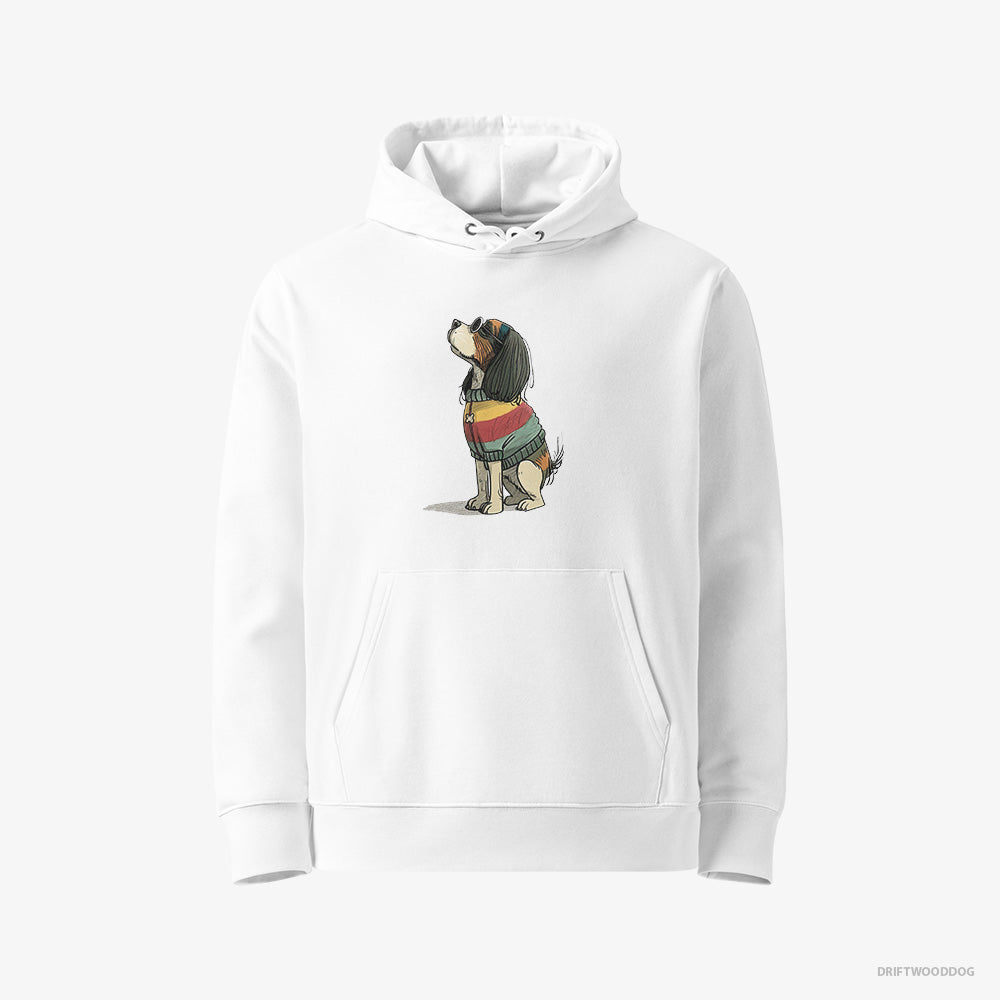 CKC Spaniel Excited for Pride – Women's Hoodie White Eco – Eco-Friendly