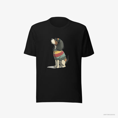 Cavalier King Charles Spaniel Excited for Pride Black T-Shirt