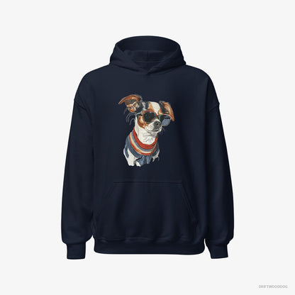 Chihuahua Ready for Pride Navy Hoodie