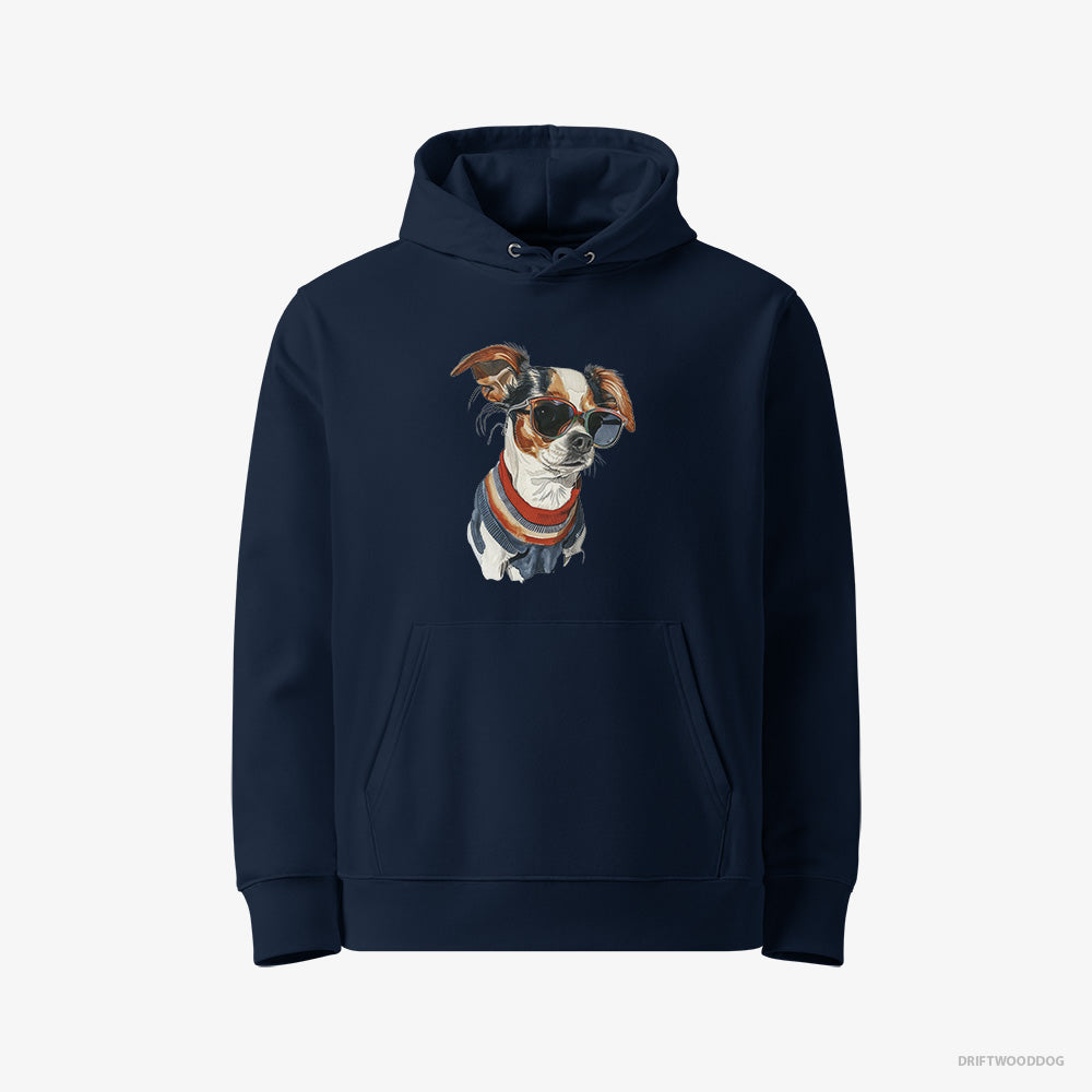 Chihuahua Ready for Pride – Women's Hoodie Navy Eco – Eco-Friendly