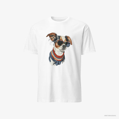 Chihuahua T-Shirt – Men White T-Shirt Classic – Ready for Pride (on White Background)