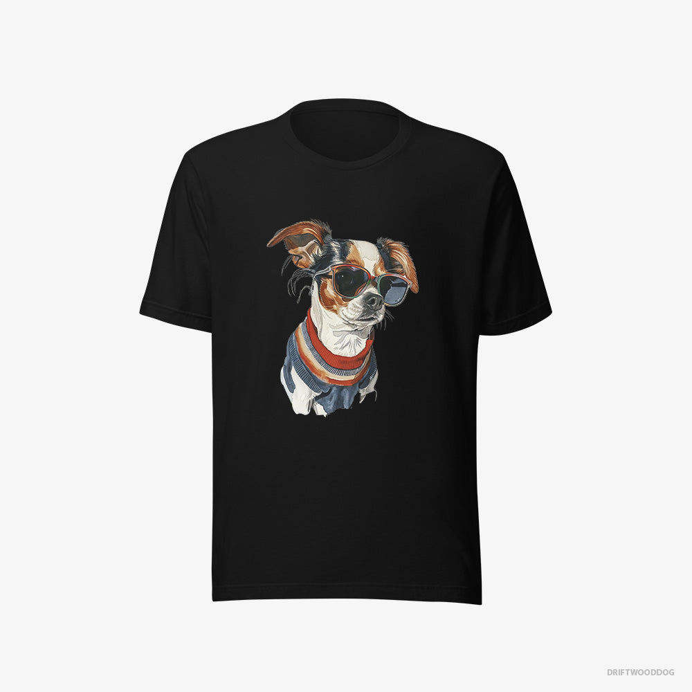 Chihuahua T-Shirt – Men Black T-Shirt Eco-Friendly – Ready for Pride (on White Background)