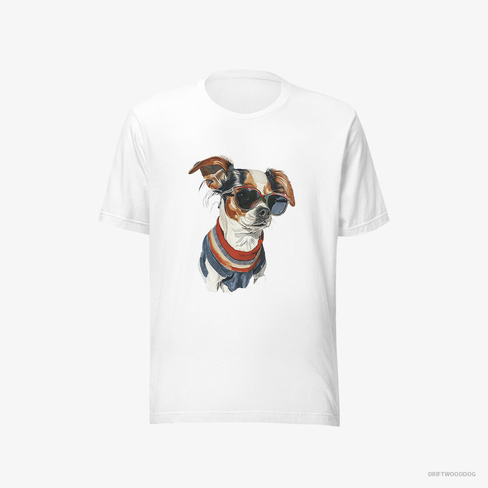 Chihuahua T-Shirt – Men White T-Shirt Eco-Friendly – Ready for Pride (on White Background)