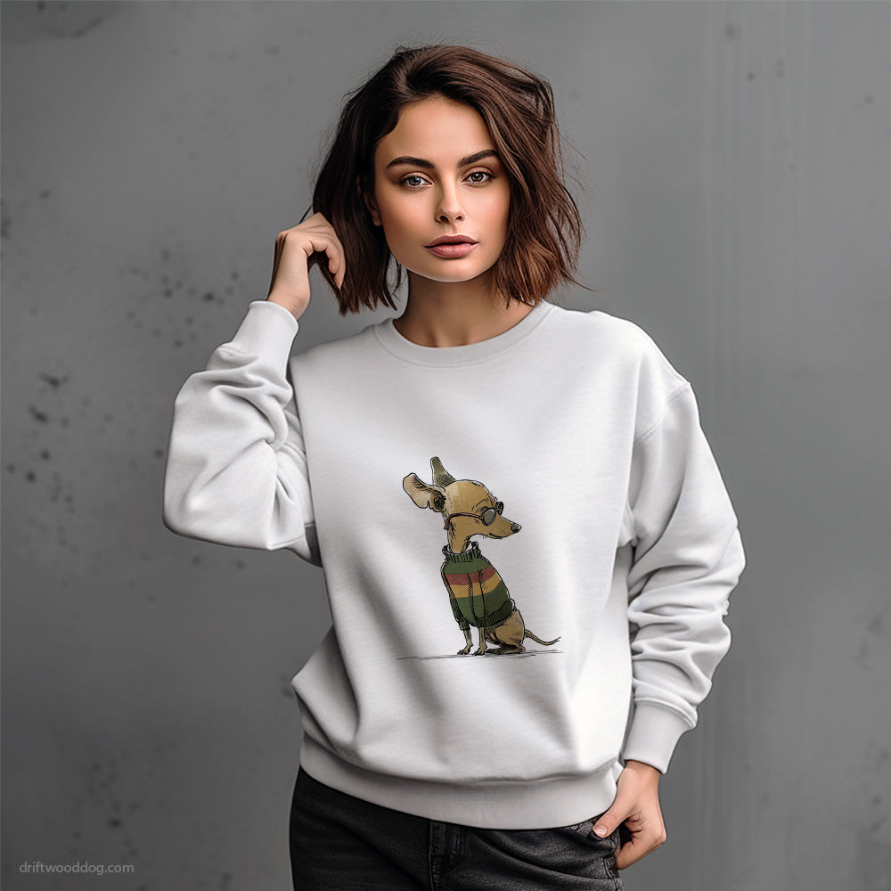 Chihuahua All Set for Pride Sweatshirt – Dog-Themed Gifts for Dog Lovers