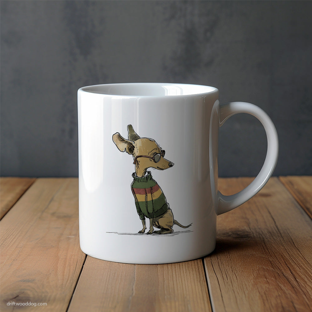 Chihuahua All Set for Pride Mug – Unique Dog Cups | Dog-Themed Mugs