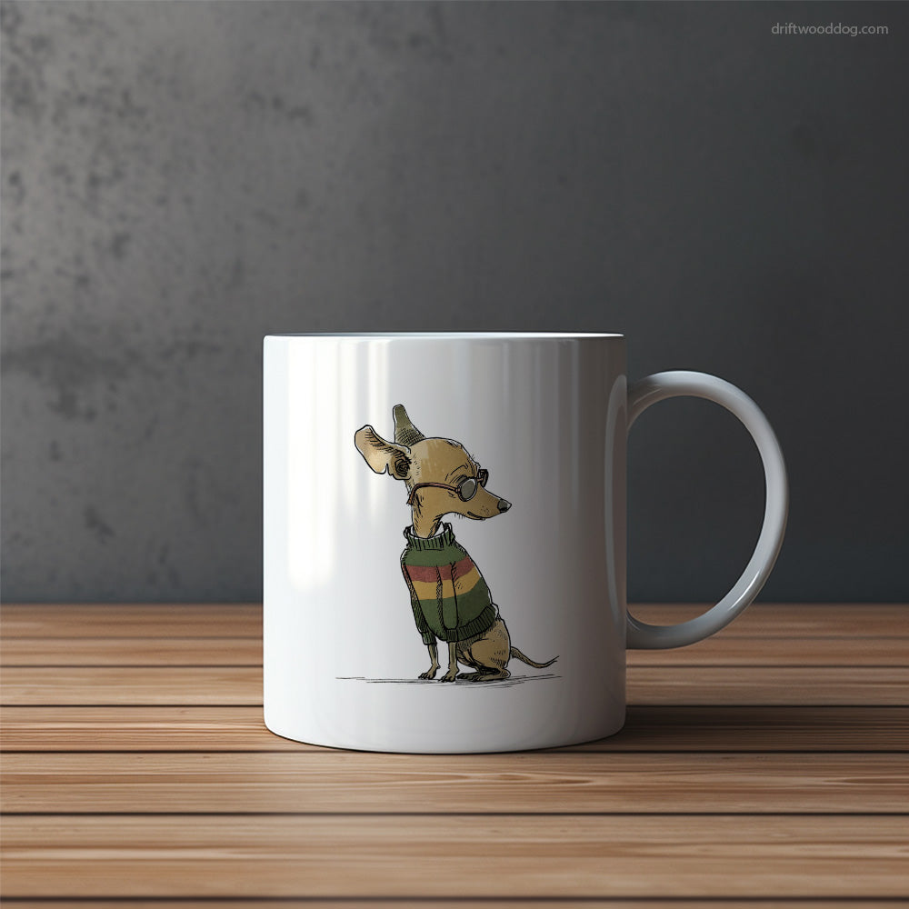 Chihuahua All Set for Pride Mug – Funny Dog Coffee Mugs | Quirky Canine Drinkware