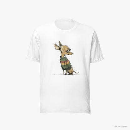 Chihuahua All Set for Pride White T-Shirt